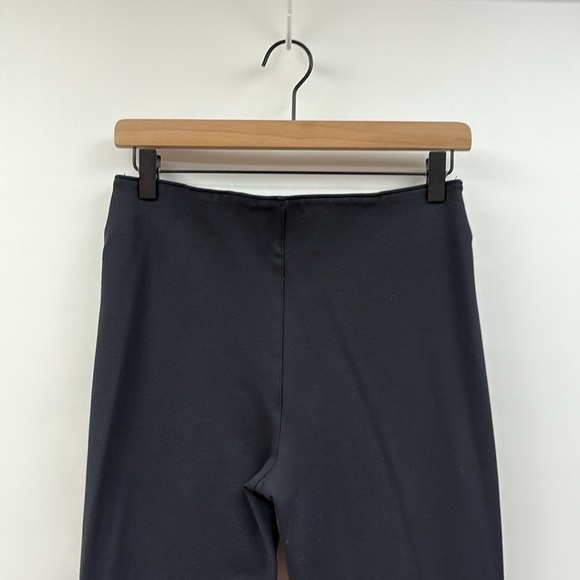 Abercrombie & Fitch Ponte High Rise Pull-On Slit Trouser Pant Black Medium - Picture 6 of 8